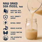 Raw Wildcrafted Sea Moss 4oz