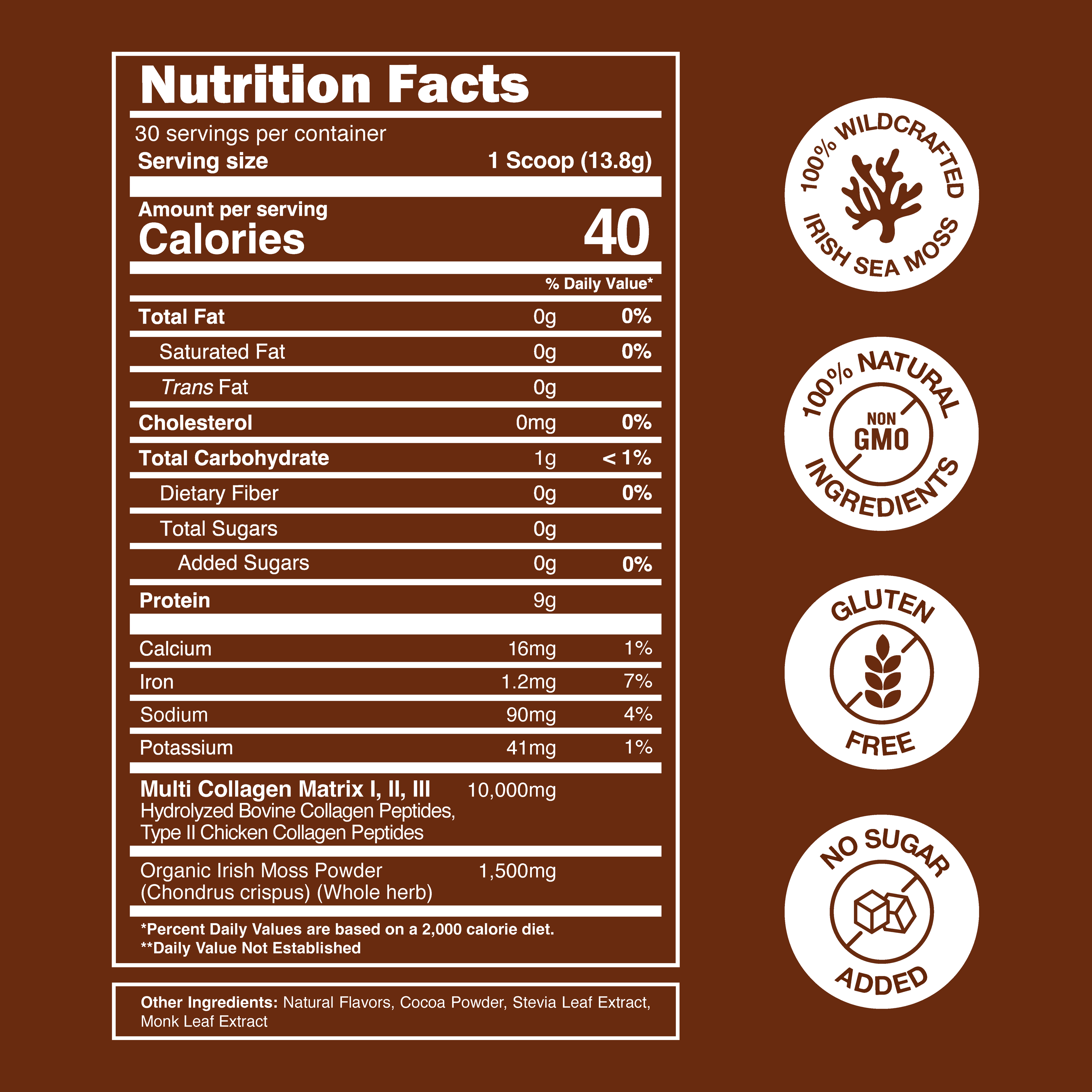 Limited Edition Chocolate-Coconut Collagen Sea Moss